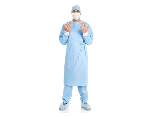 disposable reinforced surgical gown