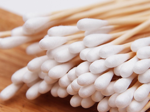 cotton swab in first aid kit