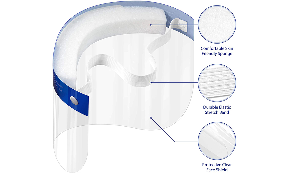 Materials of Medical lsolation Face Shield