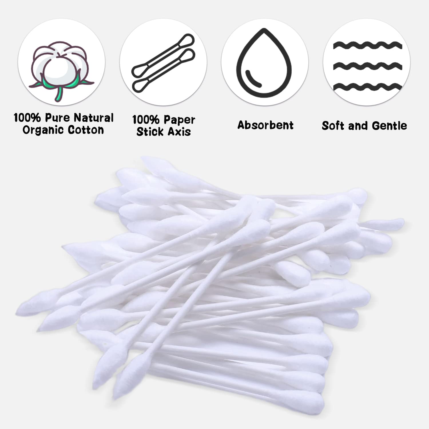 Features of Medical Cotton Swab（Double-ended）