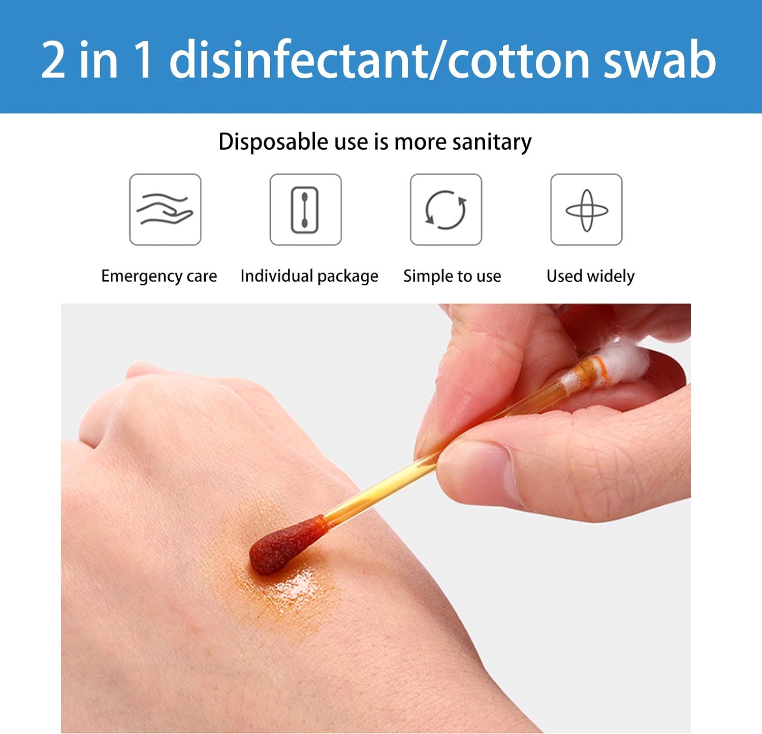 Features of Iodophor Cotton  Swab