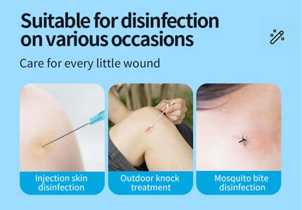 Skin preparation before injections