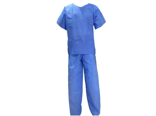 Disposable scrub tops and pants